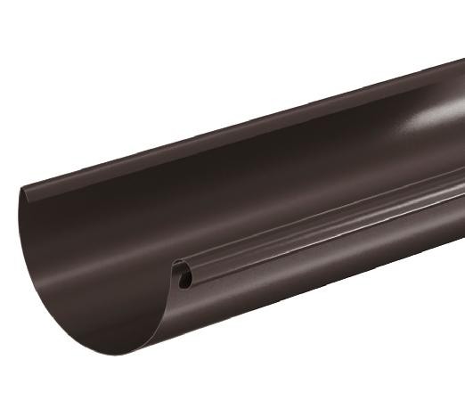 Водосток Aquasistem, система 150/100 - Водосточный желоб 3.00м RR 32 Тёмно Коричневый купить в Новочеркасске