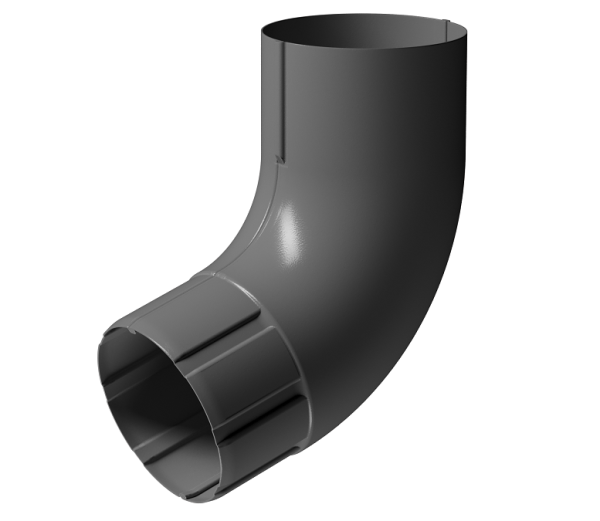Колено 72° D90 Döcke STAL PREMIUM Графит, (RAL 7024) купить в Новочеркасске