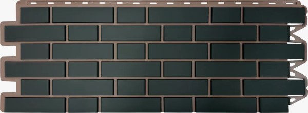 Фасадная панель Альта-Профиль, Кирпич Клинкерный, Графит купить в Новочеркасске
