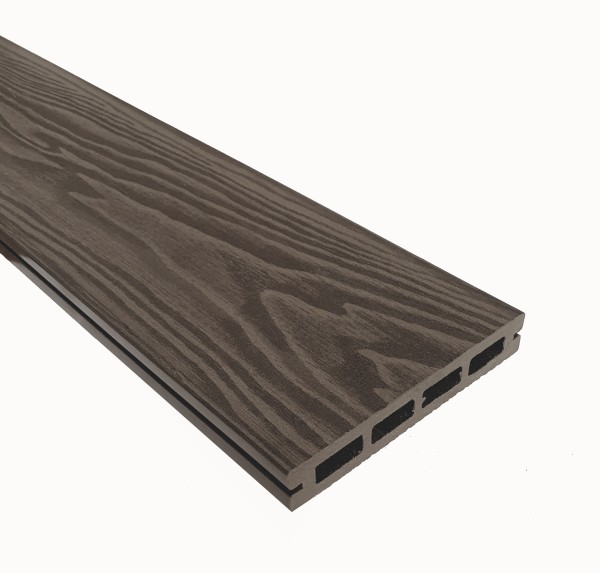 Террасная доска из ДПК Terrapol Смарт 3D Пустотелая с пазом Тик Киото купить в Новочеркасске