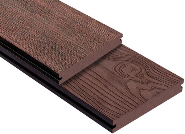 Террасная доска ДПК Outdoor 3D полнотелая STORM/OCEAN BROWN коричневая микс купить в Новочеркасске