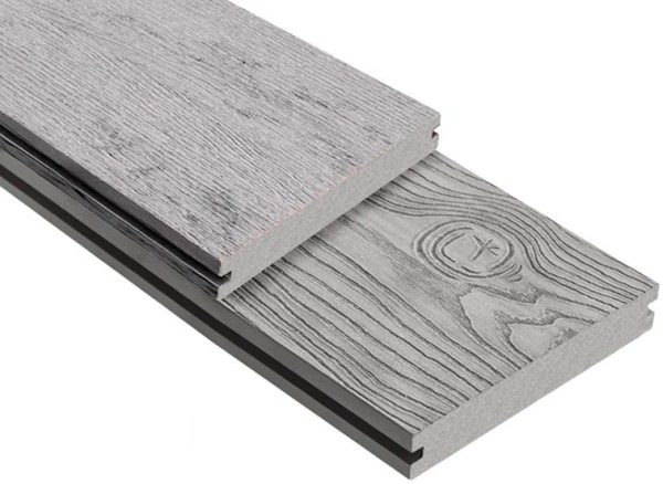 Террасная доска ДПК Outdoor 3D полнотелая STORM/OCEAN GREY серая микс купить в Новочеркасске