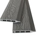 Заборная панель шип-паз EasyDecking Wood-Х 146х20 Серый купить в Новочеркасске