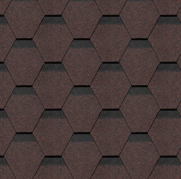 Гибкая черепица Docke, коллекция Шеффилд – Корица купить в Новочеркасске