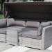 Диван-Трансформер AFINA плетеный из иск. ротанга AFM-320G Grey купить в Новочеркасске