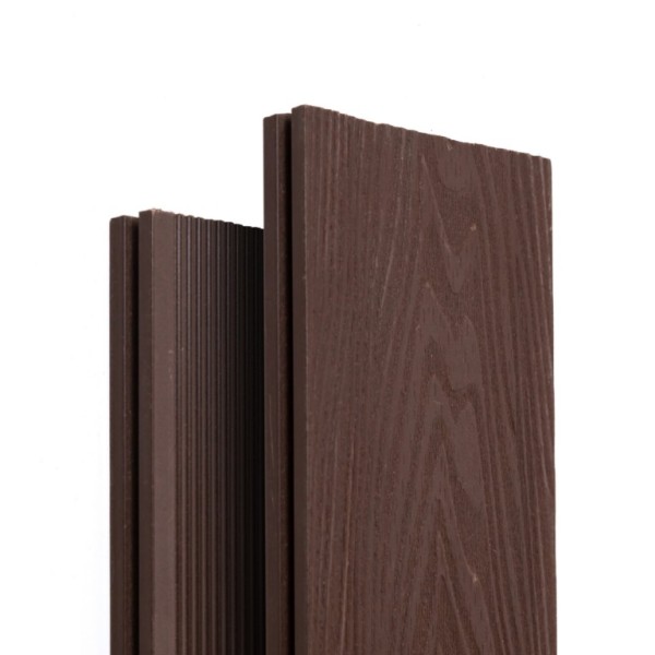 Террасная доска Ecodecking Экстра 3D полнотелая Венге купить в Новочеркасске