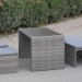 Диван-Трансформер AFINA плетеный из иск. ротанга S330G-W78 Grey купить в Новочеркасске