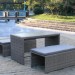 Диван-Трансформер AFINA плетеный из иск. ротанга S330G-W78 Grey купить в Новочеркасске