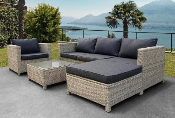 Комплект мебели AFINA плетеной из иск. ротанга YR821G Grey/Grey купить в Новочеркасске