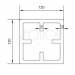 Столб SEQUOIA Evolution 3D WOOD BROWN купить в Новочеркасске