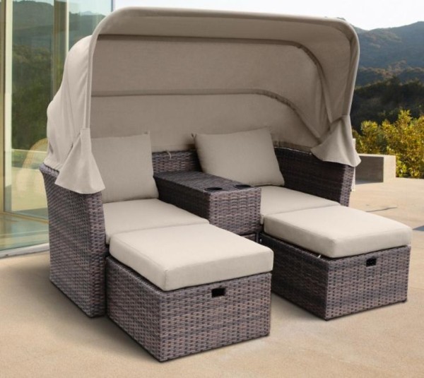 Комплект мебели AFINA плетеной из иск. ротанга AFM-330B Brown купить в Новочеркасске