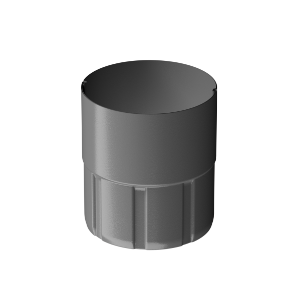 Муфта соединительная для водостока Döcke STAL PREMIUM, Графит купить в Новочеркасске