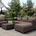 Комплект мебели AFINA плетеной из иск. ротанга YR821A Brown/Beige купить в Новочеркасске