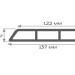 Доска Ромбус 3D ДПК Outdoor STORM GREY серая микс купить в Новочеркасске
