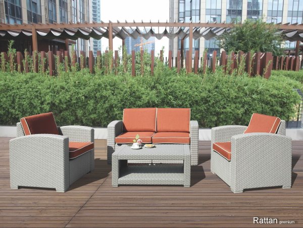 Уличные диваны и кресла коллекции Rattan Premium 4 купить в Новочеркасске