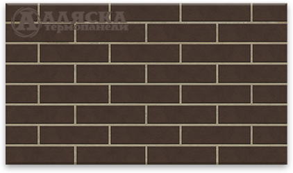 Фасадные Термопанели Аляска Amsterdam brown купить в Новочеркасске