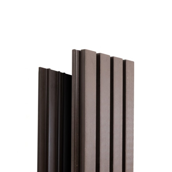 Фасадная доска Ecodecking Техно реечная 200х26х3000 Венге купить в Новочеркасске