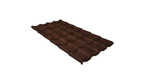 Металлочерепица камея 0,45 Safari Twincolor Brown купить в Новочеркасске