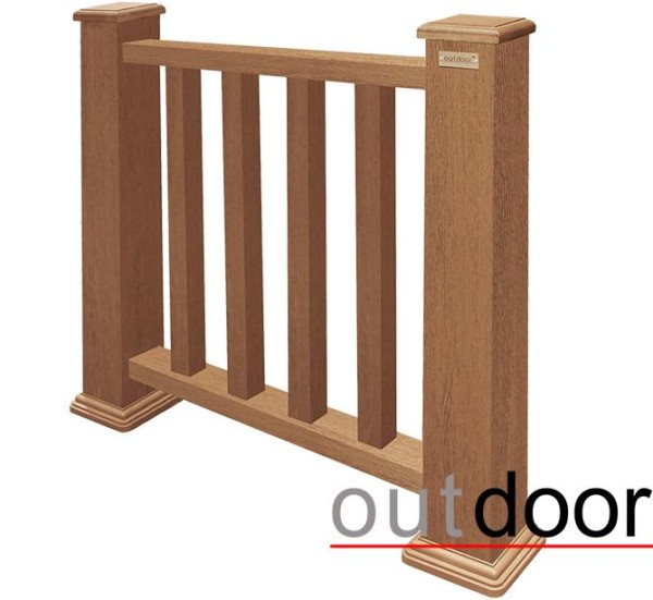 Ограждение из ДПК Outdoor Классик 3D STORM дуб купить в Новочеркасске