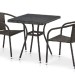 Комплект плетеной мебели AFINA из иск. ротанга T282BNT/Y137C-W53 Brown 2Pcs купить в Новочеркасске