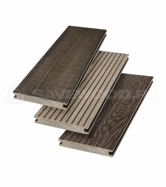 Террасная доска SW Fraxinus (R) полнотелая «SaveWood» Темно-коричневый купить в Новочеркасске