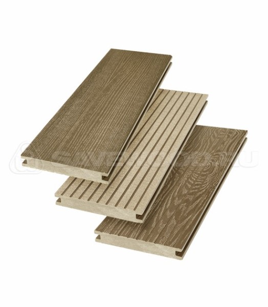Террасная доска SW Fraxinus (R) полнотелая «SaveWood» Тик купить в Новочеркасске