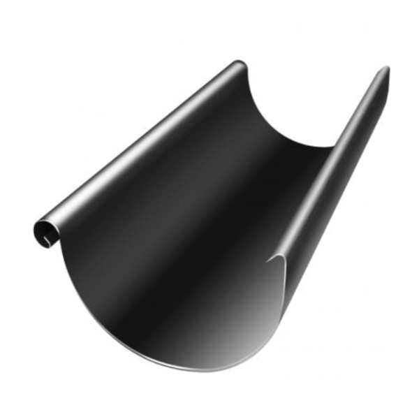 Водосток Grand Line 125x90 – Желоб 3м RAL 9005 купить в Новочеркасске