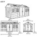 Сарай пластиковый LifeTime 15x8 DD купить в Новочеркасске