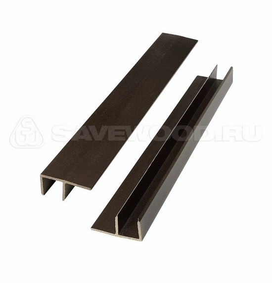 F-профиль ДПК Savewood – Тёмно-коричневый купить в Новочеркасске