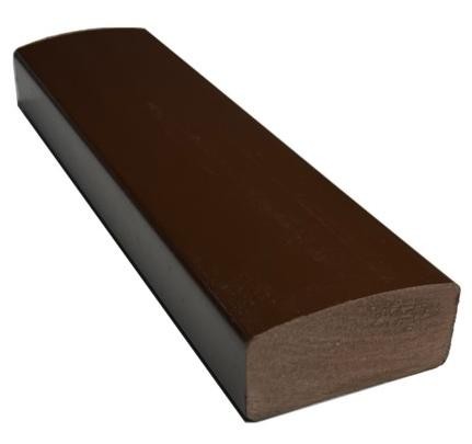 Лавочный брус Ecodecking Некст полнотелый глянцевый 70х35 шоколад купить в Новочеркасске