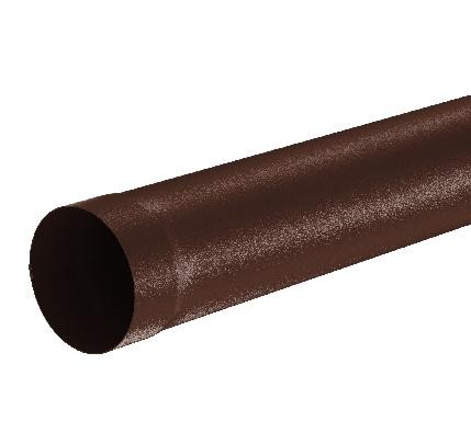 Водосток Aquasistem, Система 150/100 - Труба водосточная 1.00м RAL 8017 Коричневый matt купить в Новочеркасске