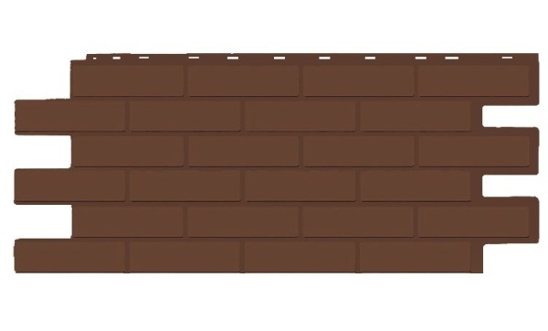 Фасадная панель T-Siding Кирпич Модерн Эко Браун купить в Новочеркасске