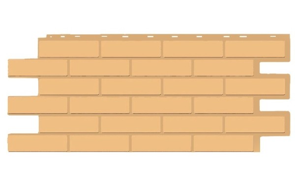 Фасадная панель T-Siding Кирпич Модерн Эко Крем купить в Новочеркасске