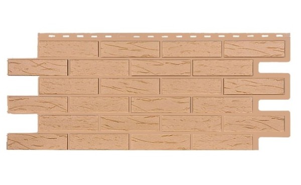 Фасадная панель T-Siding Кирпич Саман Эко Крем купить в Новочеркасске